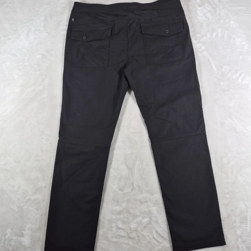 Roark Layover 2.0 Pants Men's 36x30 Black Outdoors Hiking Traveler Comfort RP274